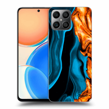 Hülle für Honor X8 4G - Gold blue