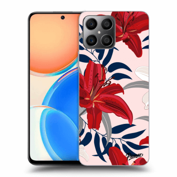 Picasee ULTIMATE CASE für Honor X8 - Red Lily