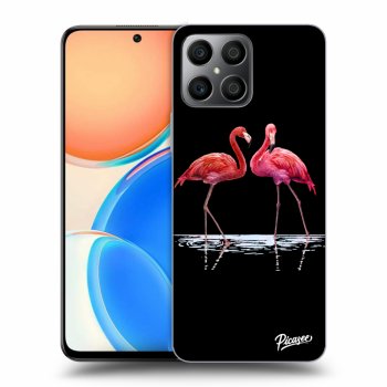 Hülle für Honor X8 4G - Flamingos zu zweit