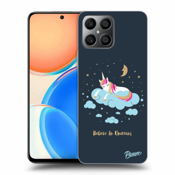 Picasee Honor X8 Hülle - Transparentes Silikon - Believe In Unicorns