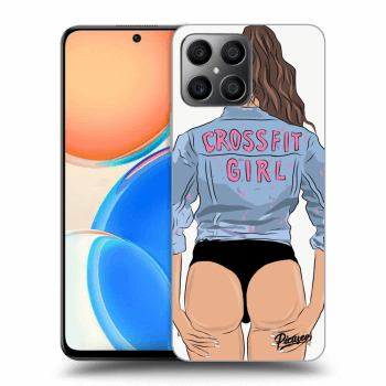 Picasee Honor X8 Hülle - Transparentes Silikon - Crossfit girl - nickynellow