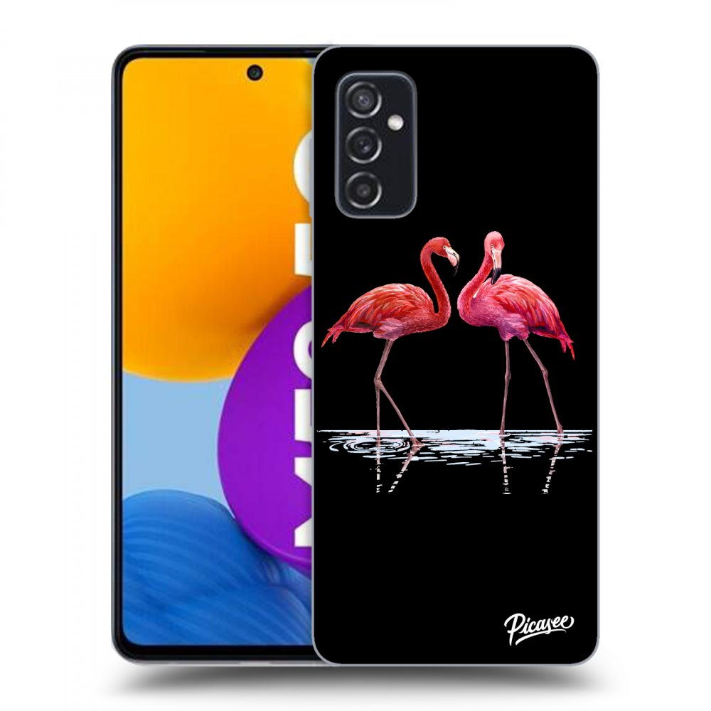 Picasee ULTIMATE CASE für Samsung Galaxy M52 5G - Flamingos couple