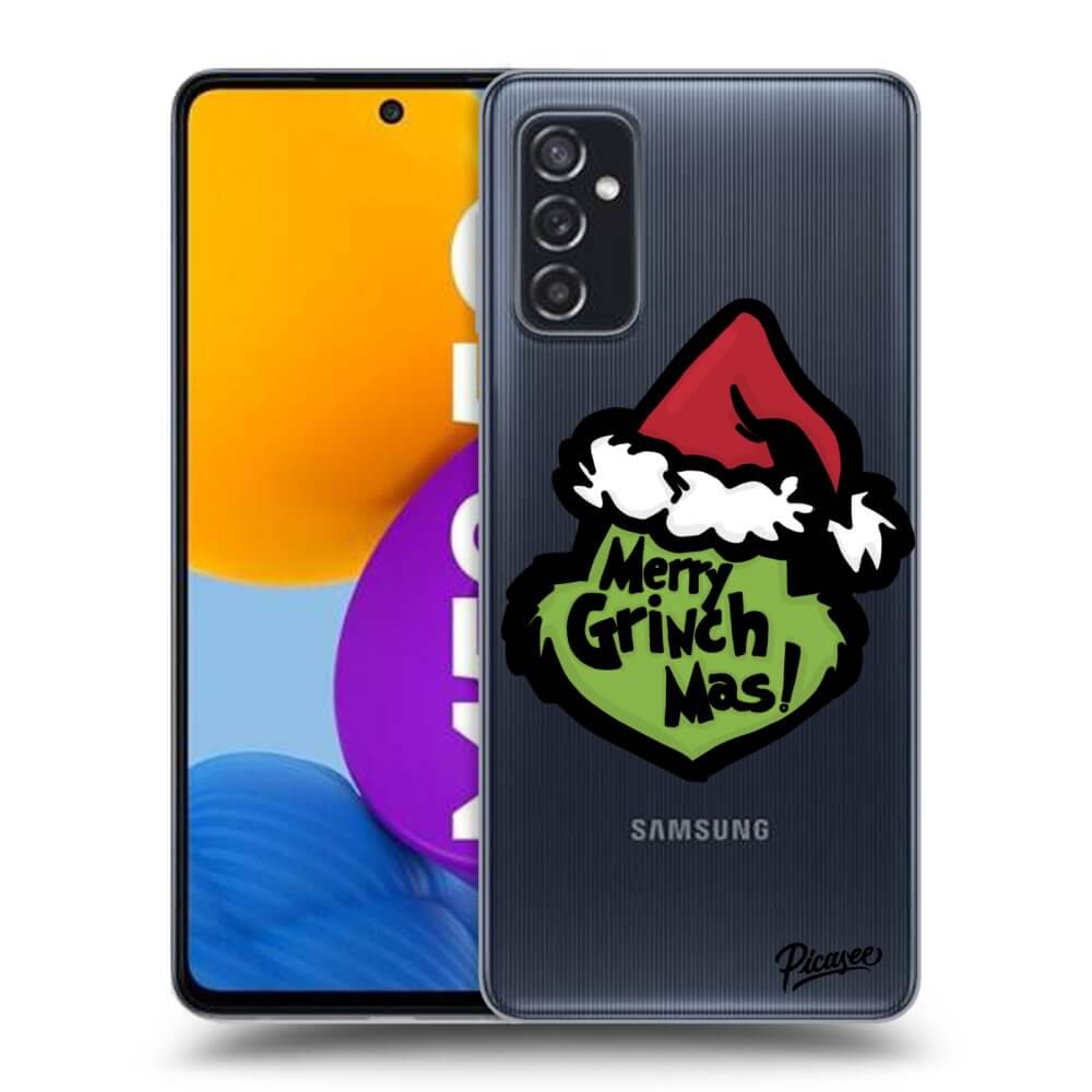 Picasee Samsung Galaxy M52 5G Hülle - Transparentes Silikon - Grinch 2