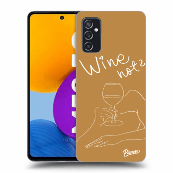 Picasee Samsung Galaxy M52 5G Hülle - Transparentes Silikon - Wine not