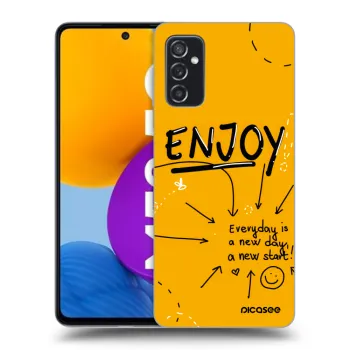 Picasee Samsung Galaxy M52 5G Hülle - Transparentes Silikon - Enjoy
