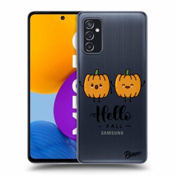 Picasee Samsung Galaxy M52 5G Hülle - Transparentes Silikon - Hallo Fall