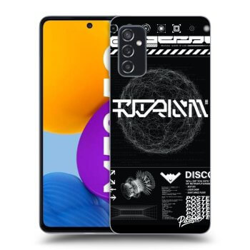 Picasee Samsung Galaxy M52 5G Hülle - Transparentes Silikon - BLACK DISCO