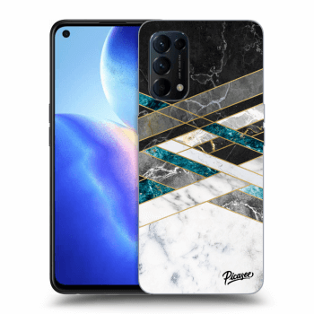 Hülle für OPPO Reno 5 5G - Black & White geometry