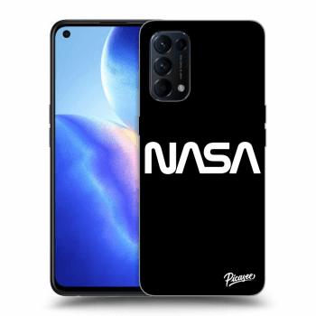 Picasee OPPO Reno 5 5G Hülle - Schwarzes Silikon - NASA Basic