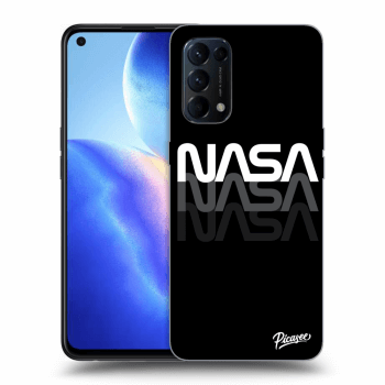 Picasee OPPO Reno 5 5G Hülle - Schwarzes Silikon - NASA Triple