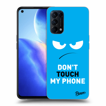 Hülle für OPPO Reno 5 5G - Angry Eyes - Blue