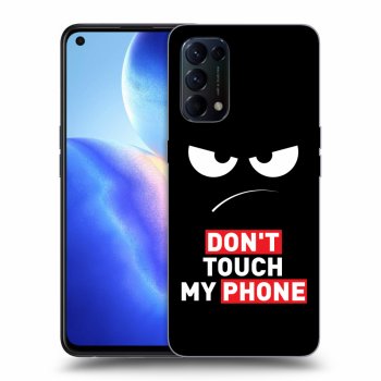 Hülle für OPPO Reno 5 5G - Angry Eyes - Transparent