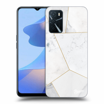 Hülle für OPPO A16 - White tile