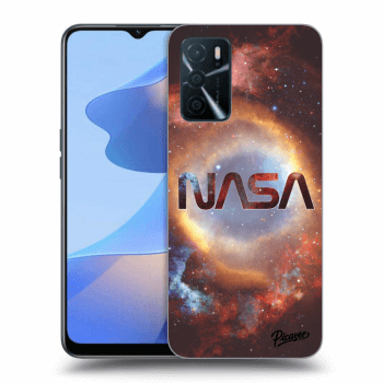 Picasee OPPO A16 Hülle - Schwarzes Silikon - Nebula