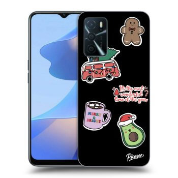 Hülle für OPPO A16 - Christmas Stickers