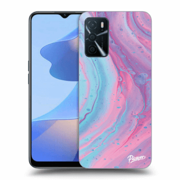 Hülle für OPPO A16 - Pink liquid