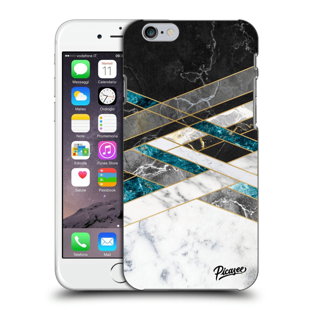 Picasee ULTIMATE CASE für Apple iPhone 6/6S - Black & White geometry