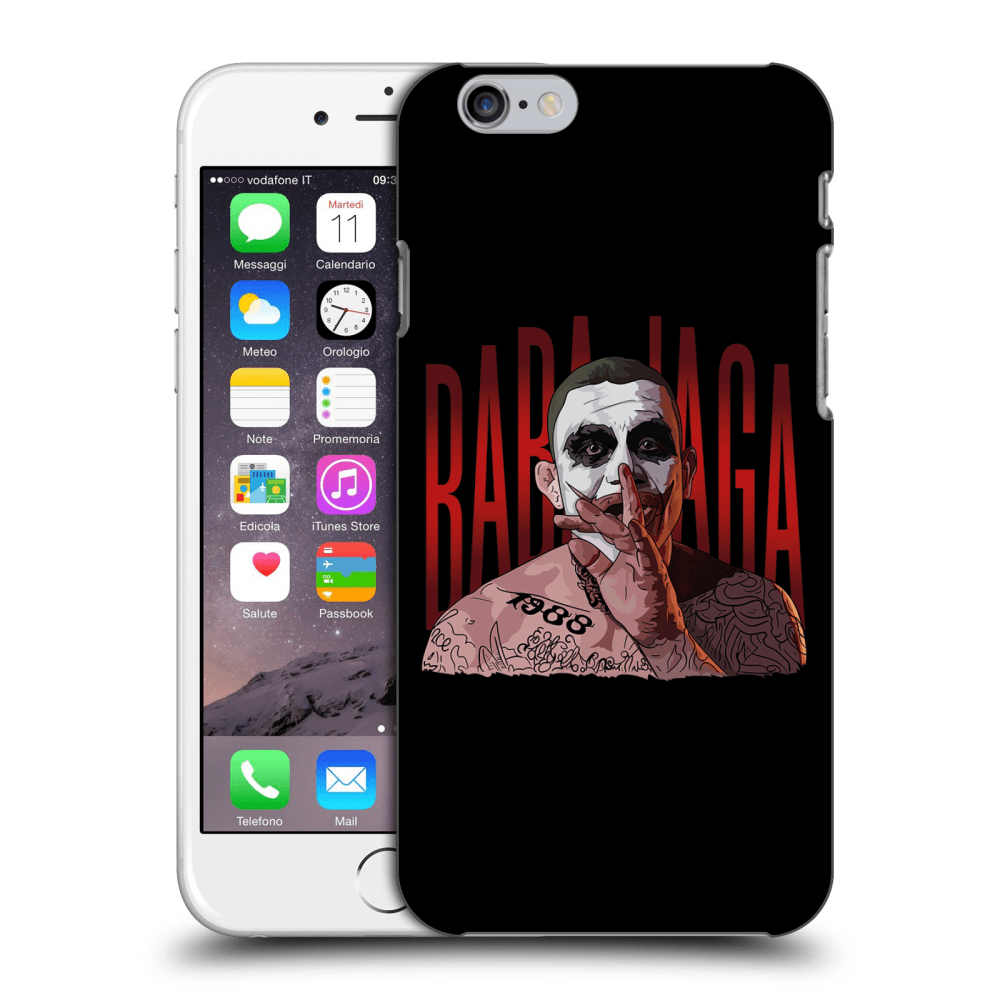 Picasee Apple iPhone 6/6S Hülle - Transparentes Silikon - Baba Jaga