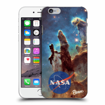 Picasee Apple iPhone 6/6S Hülle - Schwarzes Silikon - Eagle Nebula