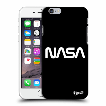 Picasee Apple iPhone 6/6S Hülle - Schwarzes Silikon - NASA Basic