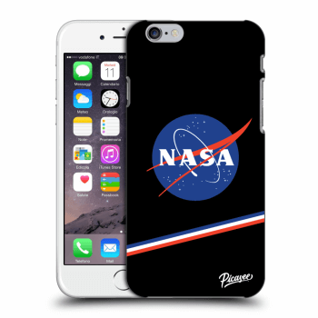 Picasee Apple iPhone 6/6S Hülle - Schwarzes Silikon - NASA Original