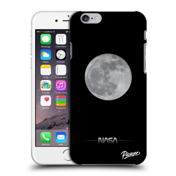 Picasee Apple iPhone 6/6S Hülle - Schwarzes Silikon - Moon Minimal