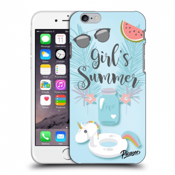 Picasee Apple iPhone 6/6S Hülle - Schwarzes Silikon - Girls Summer