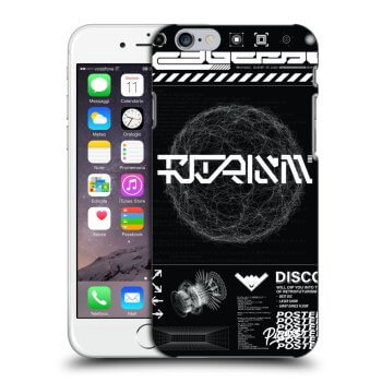 Picasee Apple iPhone 6/6S Hülle - Transparentes Silikon - BLACK DISCO