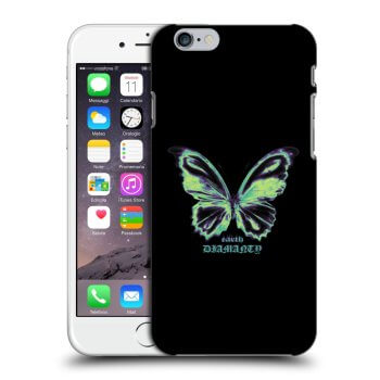 Picasee Apple iPhone 6/6S Hülle - Transparentes Silikon - Diamanty Blue