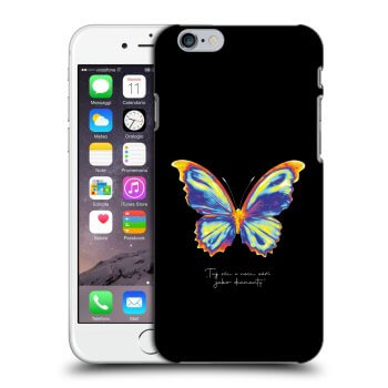 Picasee Apple iPhone 6/6S Hülle - Schwarzes Silikon - Diamanty Black