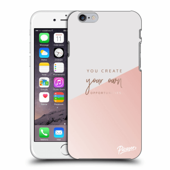 Picasee Apple iPhone 6/6S Hülle - Milchiges Silikon - You create your own opportunities