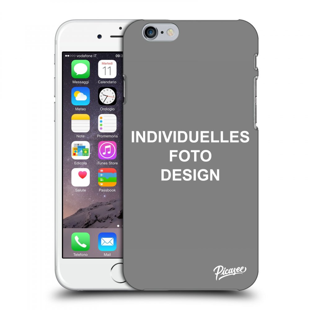 Picasee Apple iPhone 6/6S Hülle - Milchiges Silikon - Individuelles Fotodesign