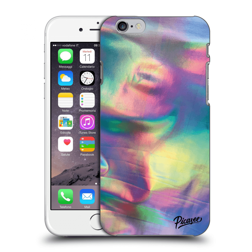 Picasee Apple iPhone 6/6S Hülle - Transparenter Kunststoff - Holo