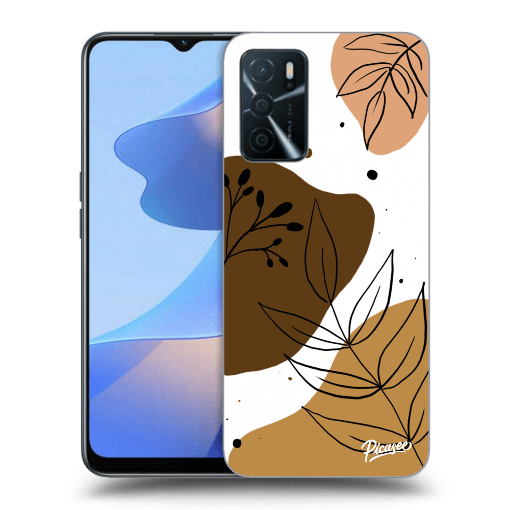 Picasee OPPO A16s Hülle - Schwarzes Silikon - Boho style