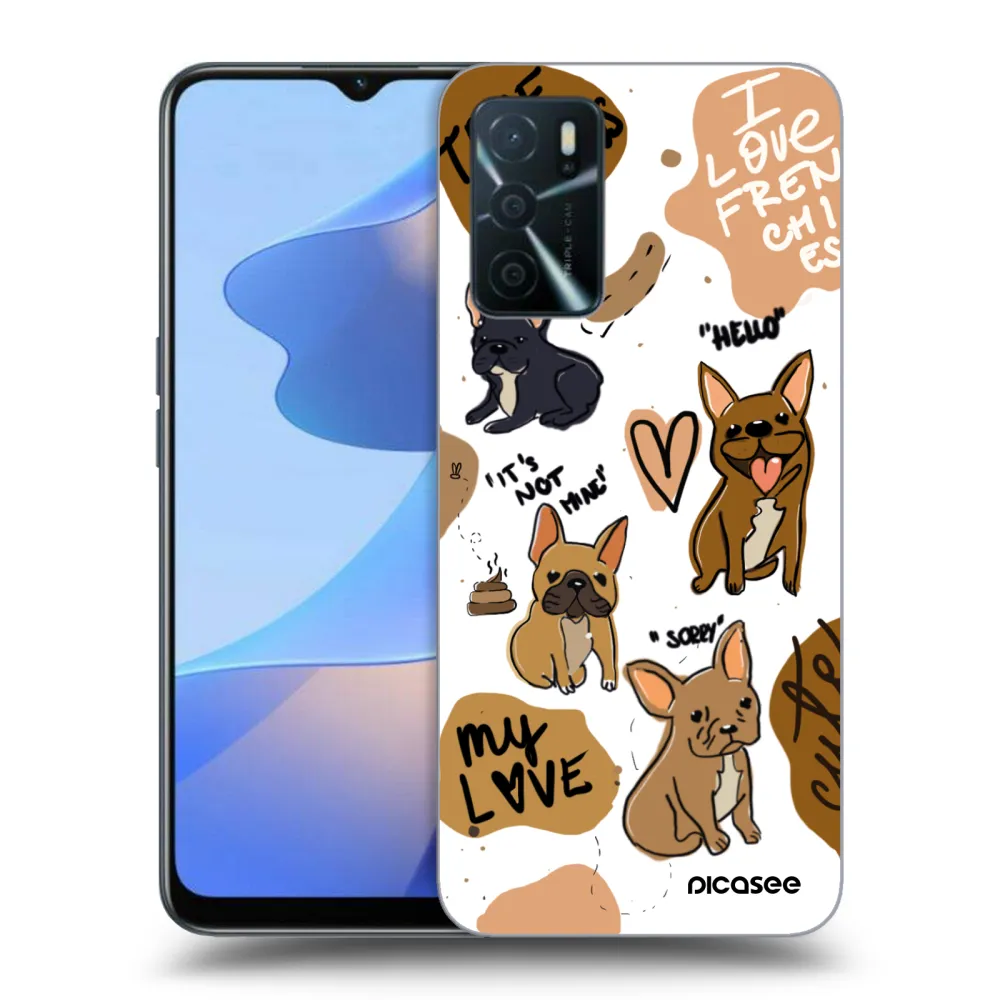 Picasee ULTIMATE CASE für OPPO A16s - Frenchies