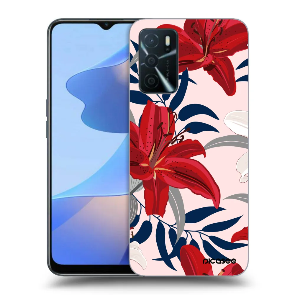 Picasee ULTIMATE CASE für OPPO A16s - Red Lily