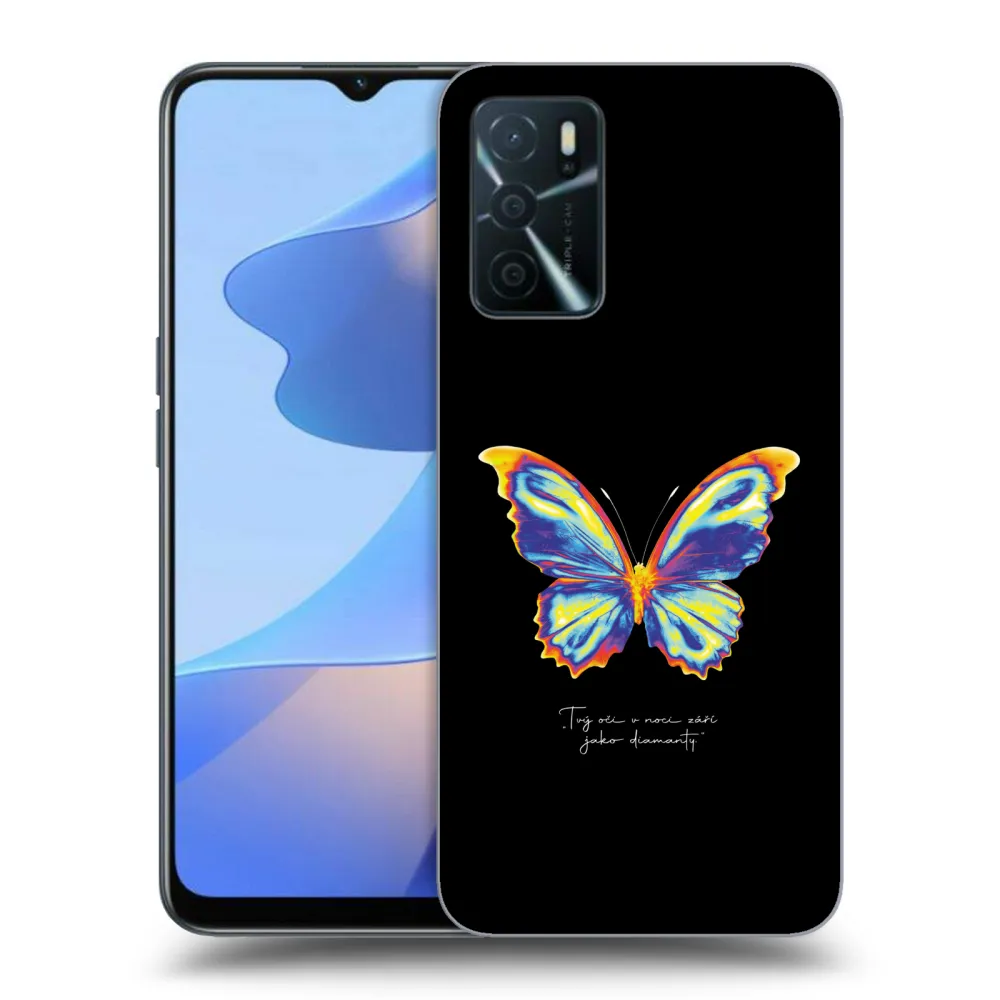 Picasee ULTIMATE CASE für OPPO A16s - Diamanty Black