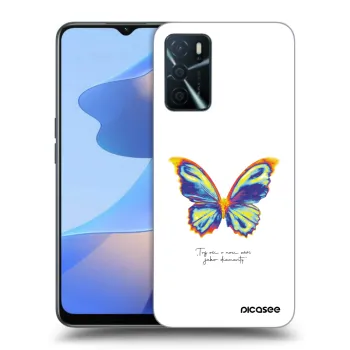 Hülle für OPPO A16s - Diamanty White