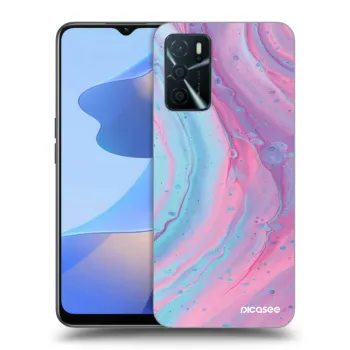 Hülle für OPPO A16s - Pink liquid