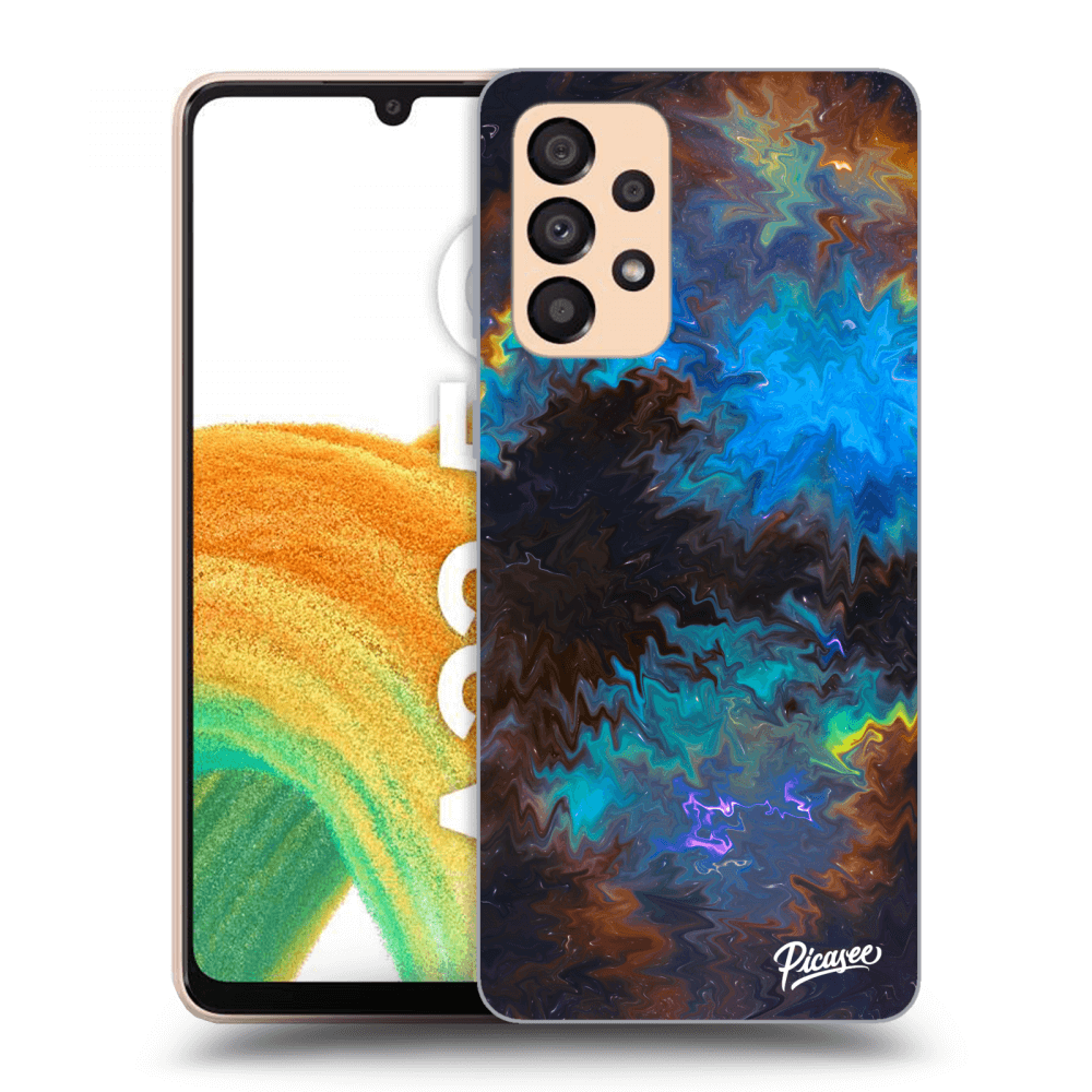 Picasee Samsung Galaxy A33 5G A336 Hülle - Schwarzes Silikon - Space