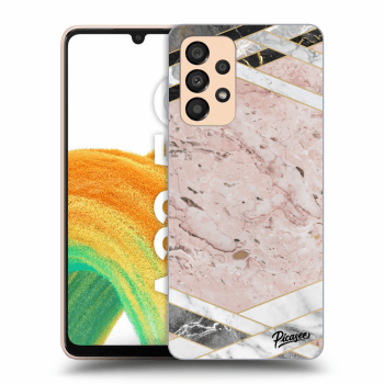 Hülle für Samsung Galaxy A33 5G A336 - Pink geometry