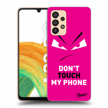 Hülle für Samsung Galaxy A33 5G A336 - Evil Eye - Pink
