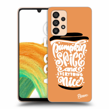 Hülle für Samsung Galaxy A33 5G A336 - Pumpkin coffee