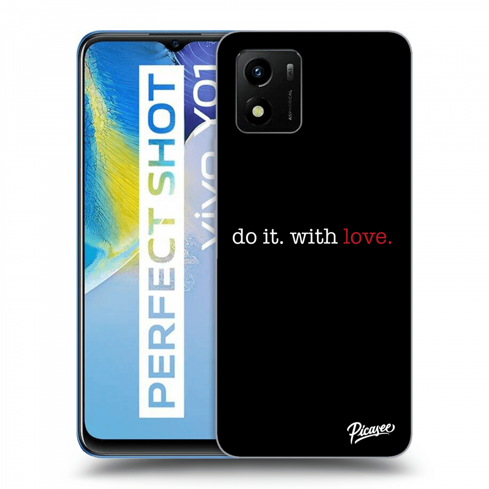 Picasee Vivo Y01 Hülle - Transparentes Silikon - Do it. With love.