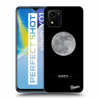 Picasee Vivo Y01 Hülle - Transparentes Silikon - Moon Minimal