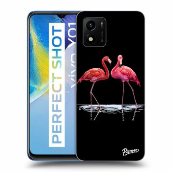Picasee ULTIMATE CASE für Vivo Y01 - Flamingos couple