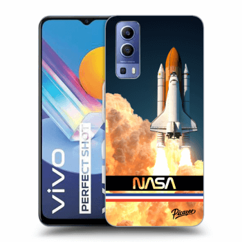 Picasee Vivo Y52 5G Hülle - Schwarzes Silikon - Space Shuttle