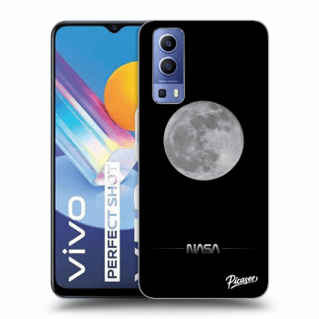 Picasee Vivo Y52 5G Hülle - Schwarzes Silikon - Moon Minimal