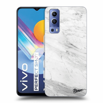Hülle für Vivo Y52 5G - White marble