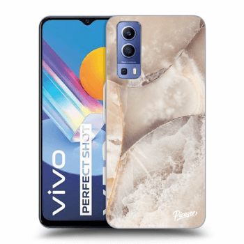 Hülle für Vivo Y52 5G - Cream marble